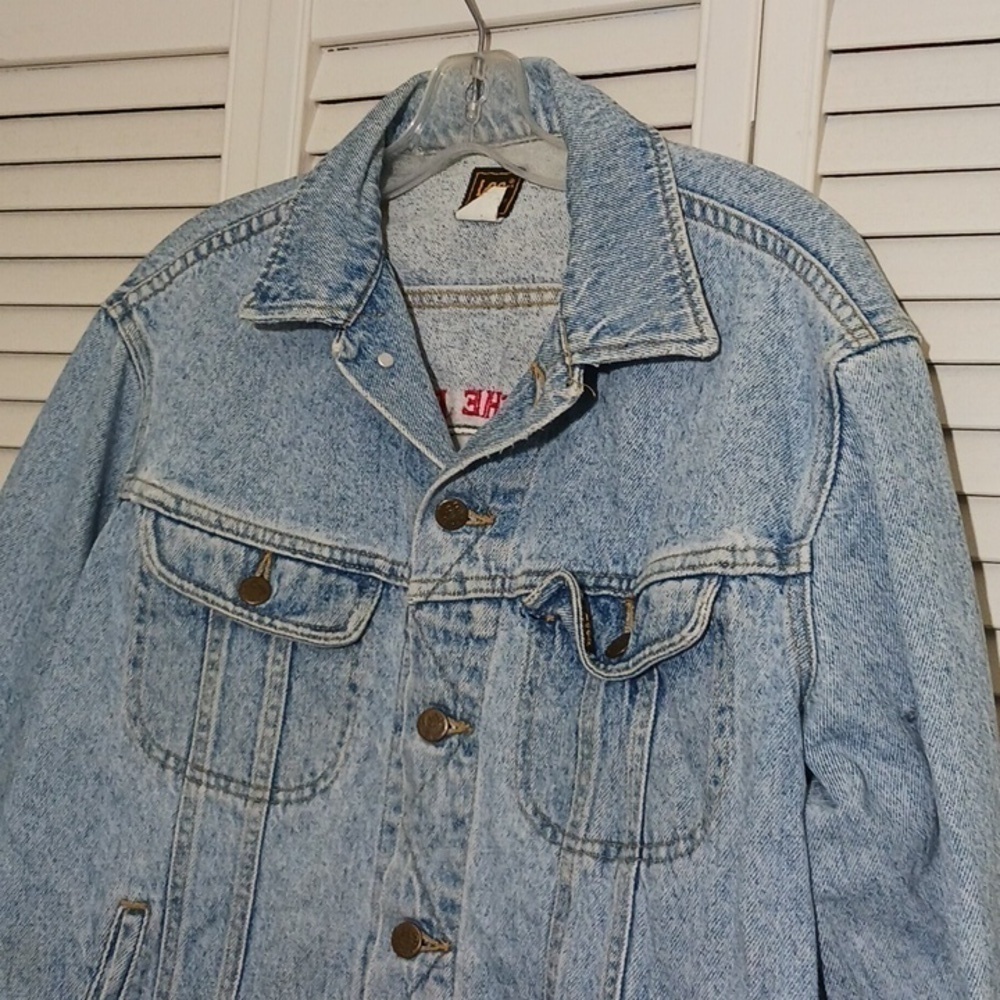 Vintage Lee Hard Rock Cafe Blue Jean Jacket, Size M - Picture 2 of 13
